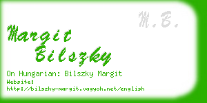 margit bilszky business card